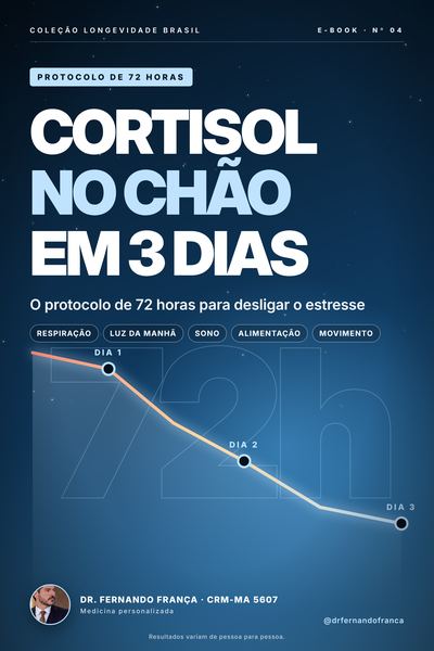 Capa do manual Cortisol no chão em 3 dias